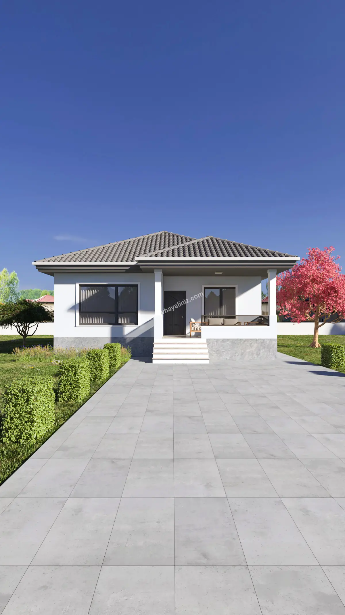 2+1 Müstakil Ev Planı